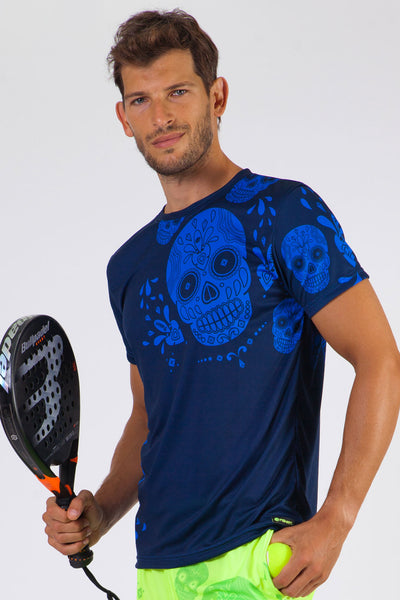 T-shirt Sport FlatMuertos - Blu