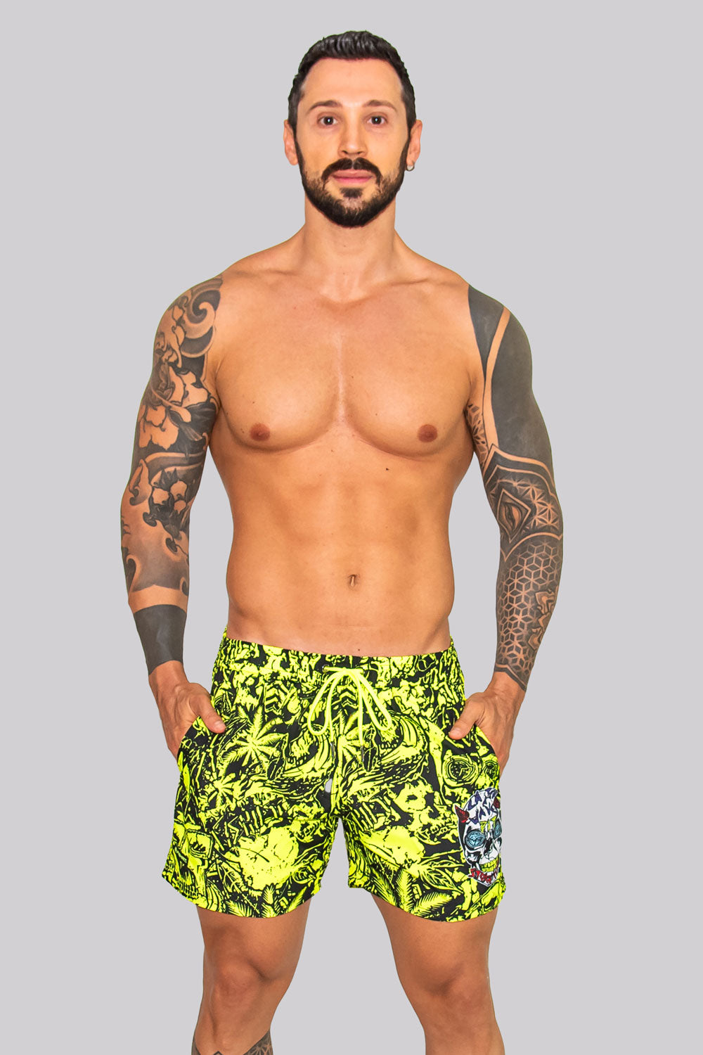 Highlaz Hl Costume Da Bagno Lungo Al Ginocchio, Extra Lungo, Da - Foto 5