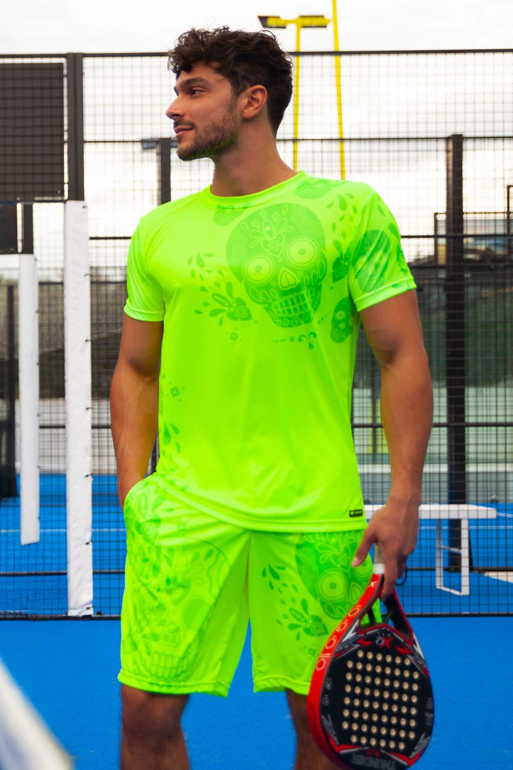 Tee Shirt Magliette Giallo Fluo Pyrex T-Shirt In Jersey Uomo