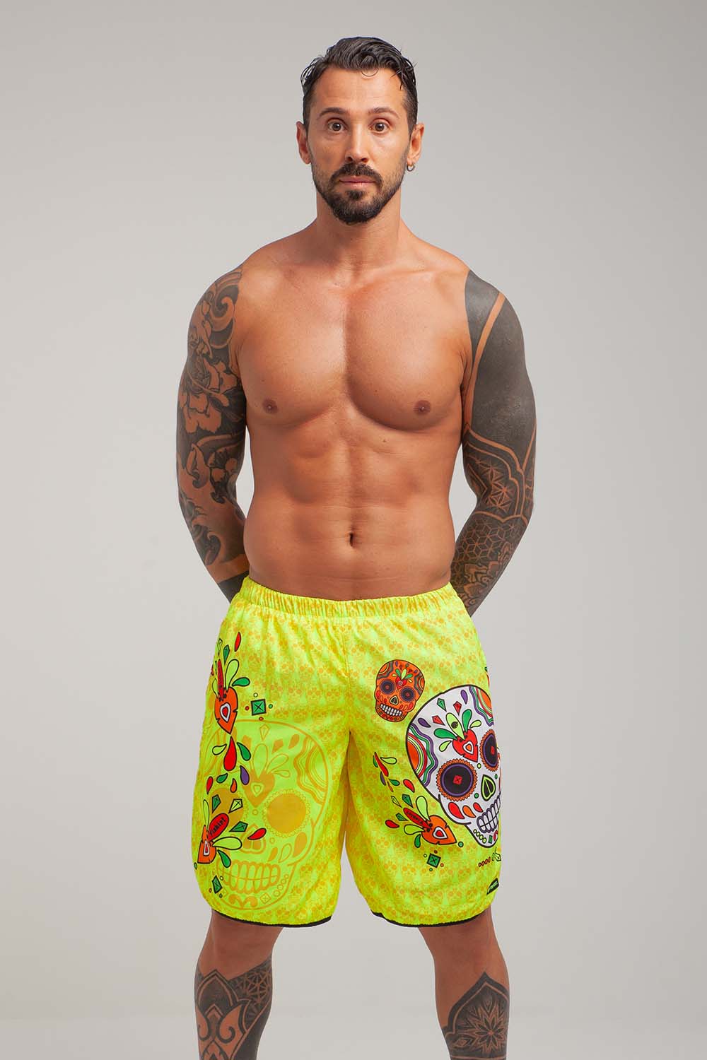 408 Uomo Boxer Da Bagno Calzoncini Arte Navajo Del Sud-Ovest Dei Nativi - Foto 9