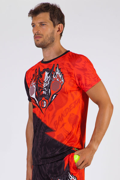 T-shirt Sport Bandeja - Rosso