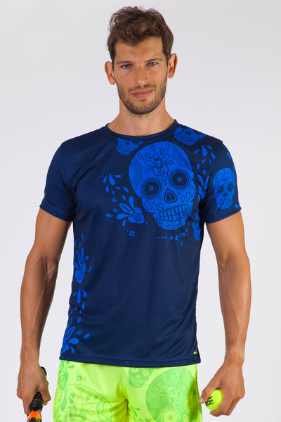 Camiseta Sport FlatMuertos - Azul 