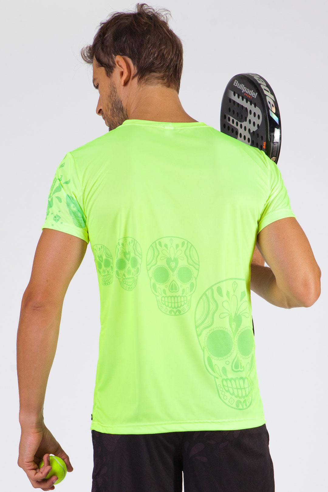 Camiseta Sport FlatMuertos - Amarillo Fluo 