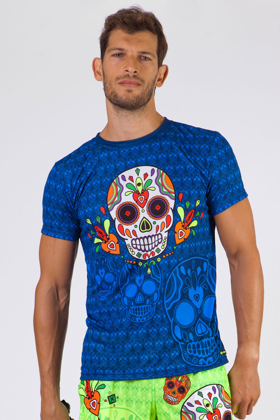 T-shirt Sport Muertos - Blu